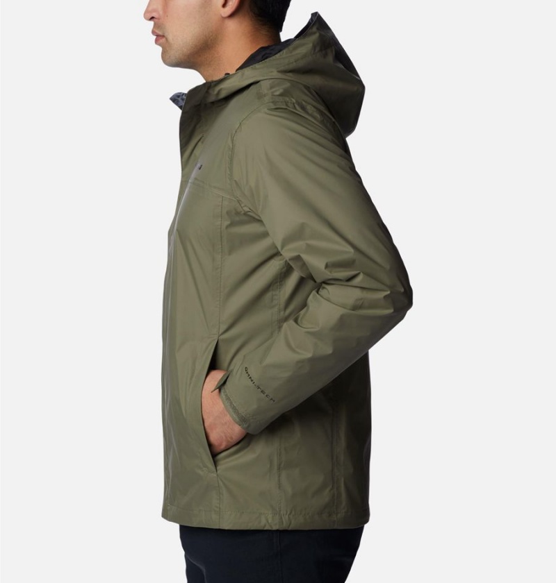 Green Men's Columbia Watertight II Rain Jacket | EPALR-9438