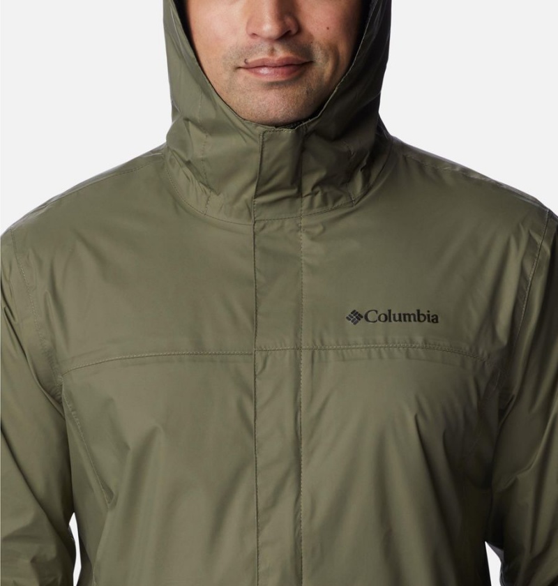 Green Men's Columbia Watertight II Rain Jacket | EPALR-9438