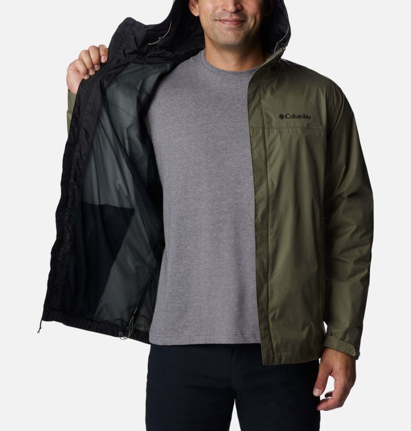 Green Men's Columbia Watertight II Rain Jacket | EPALR-9438