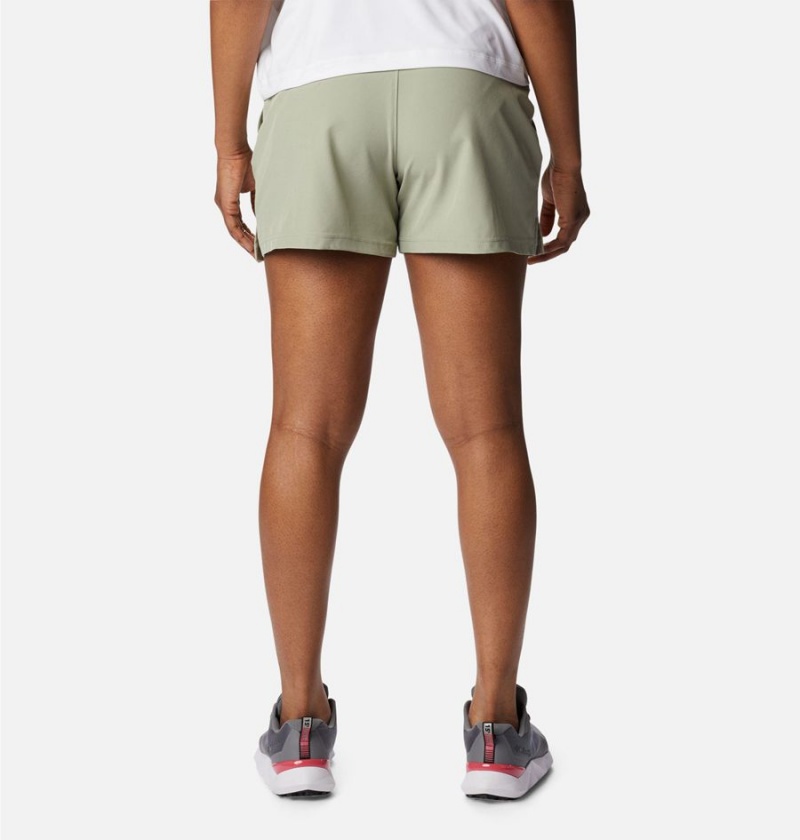 Green Women's Columbia Alpine Chill Zero Shorts | HIVBS-7258