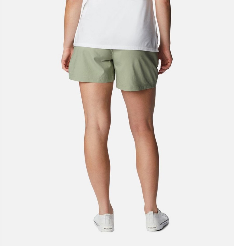 Green Women's Columbia Anytime Lite Shorts | WMLPE-7248