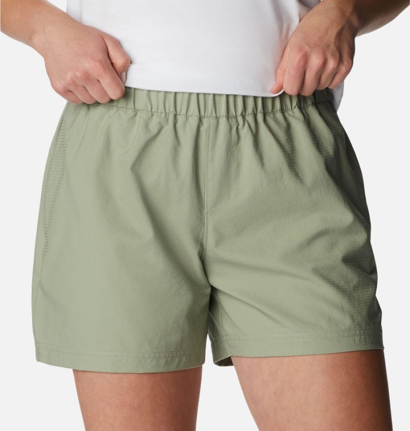 Green Women's Columbia Anytime Lite Shorts | WMLPE-7248