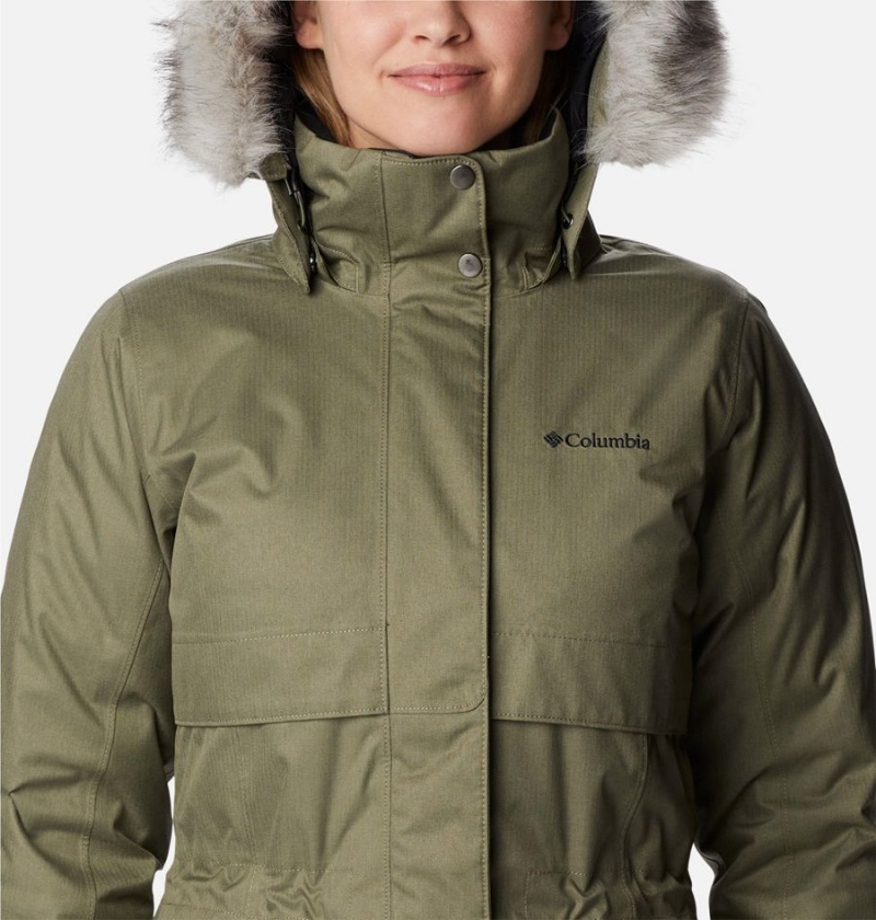 Green Women's Columbia Apres Arson Winter Long Down Coats | XROTL-8196