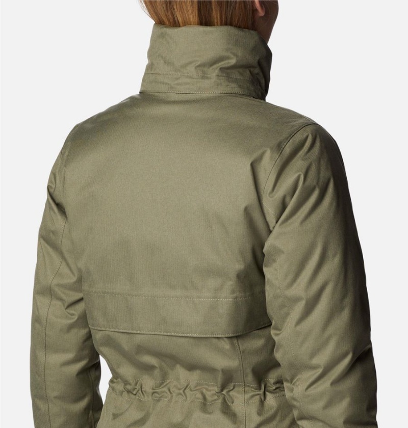 Green Women's Columbia Apres Arson Winter Long Down Coats | XROTL-8196