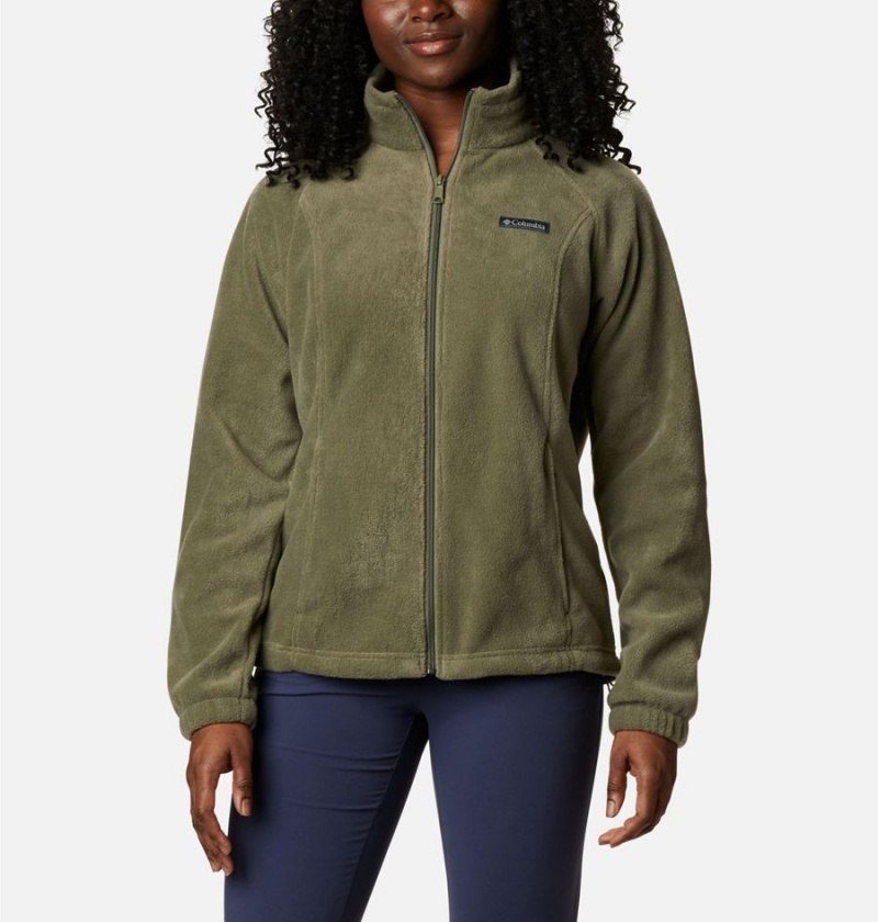 Green Women\'s Columbia Benton Springs Full Zip Fleece Jacket | AUROY-4976