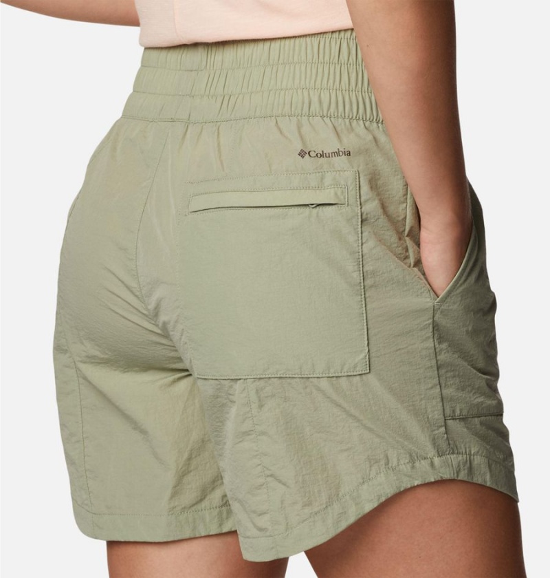 Green Women's Columbia Boundless Trek Shorts | HXAOU-4158