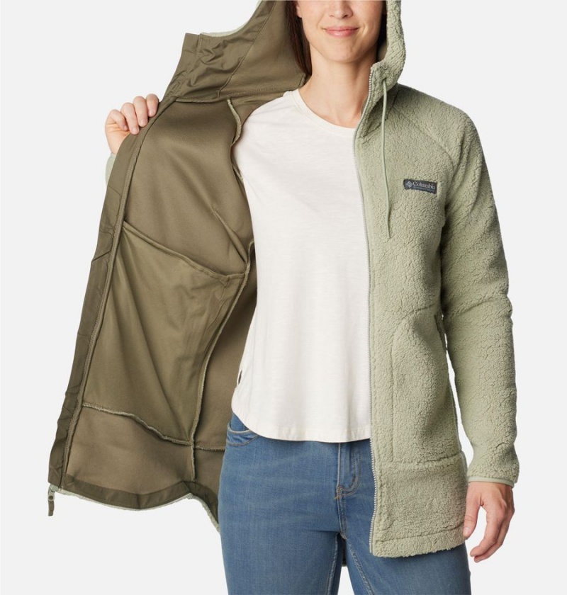 Green Women's Columbia CSC Sherpa Fleece Jacket | UBAVF-1425