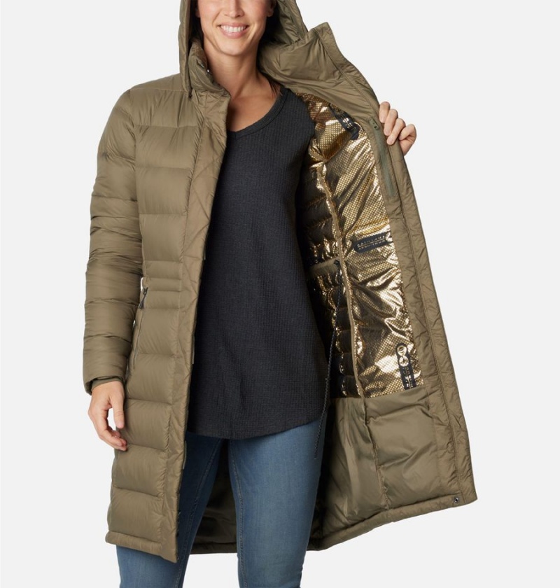 Green Women's Columbia Hexbreaker Elite Down Coats | PHUIL-1306