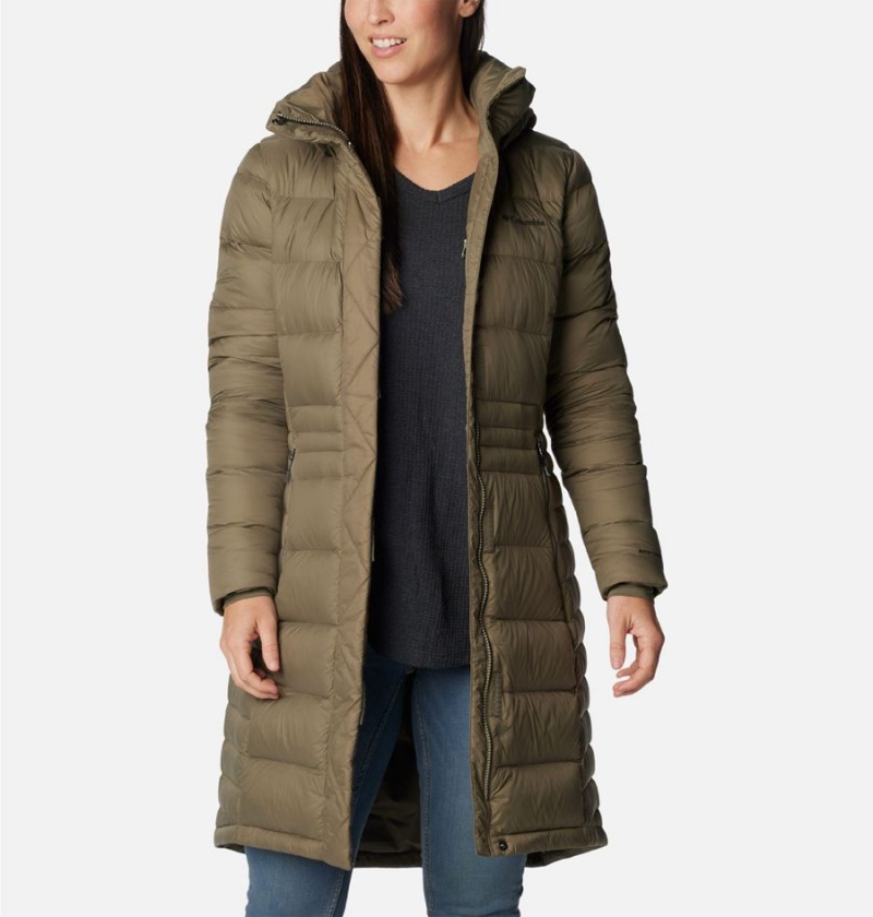 Green Women's Columbia Hexbreaker Elite Down Coats | PHUIL-1306