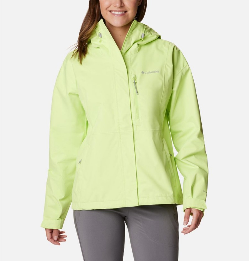 Green Women\'s Columbia Hikebound Rain Jacket | KQOMA-7053