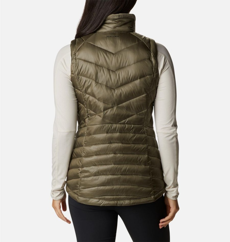 Green Women's Columbia Joy Peak Insulated Vest | SMRHQ-4683