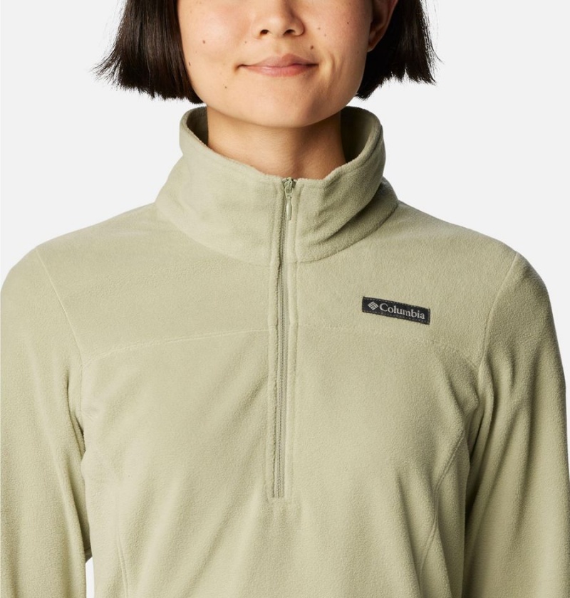 Green Women's Columbia Lake Aloha Half Zip Fleece Pullover | XFWSB-1209