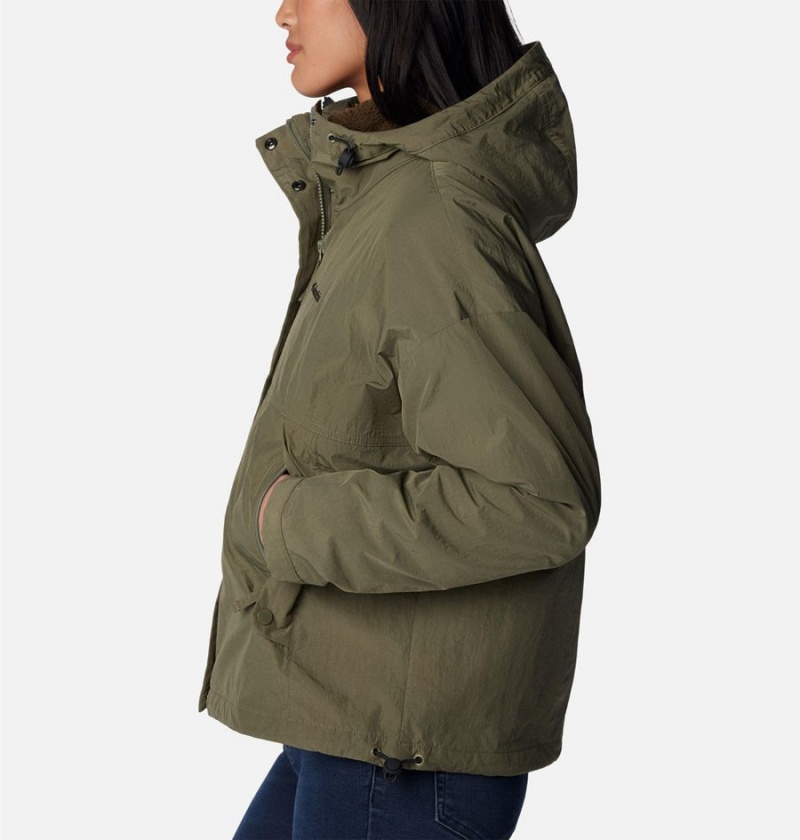 Green Women's Columbia Laurelwoods II Interchange 3 In 1 Jackets | PNYTZ-0431