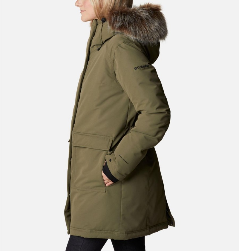 Green Women's Columbia Little Si Insulated Coats | GIPXW-7514