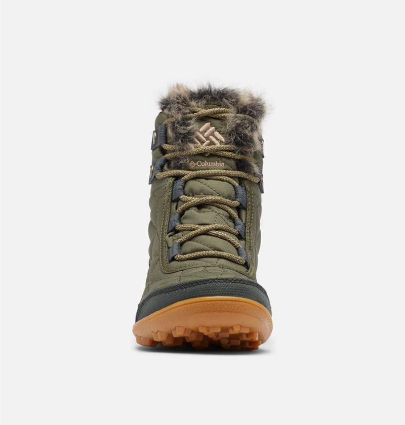 Green Women's Columbia Minx Shorty III Boots | VBDAC-0439