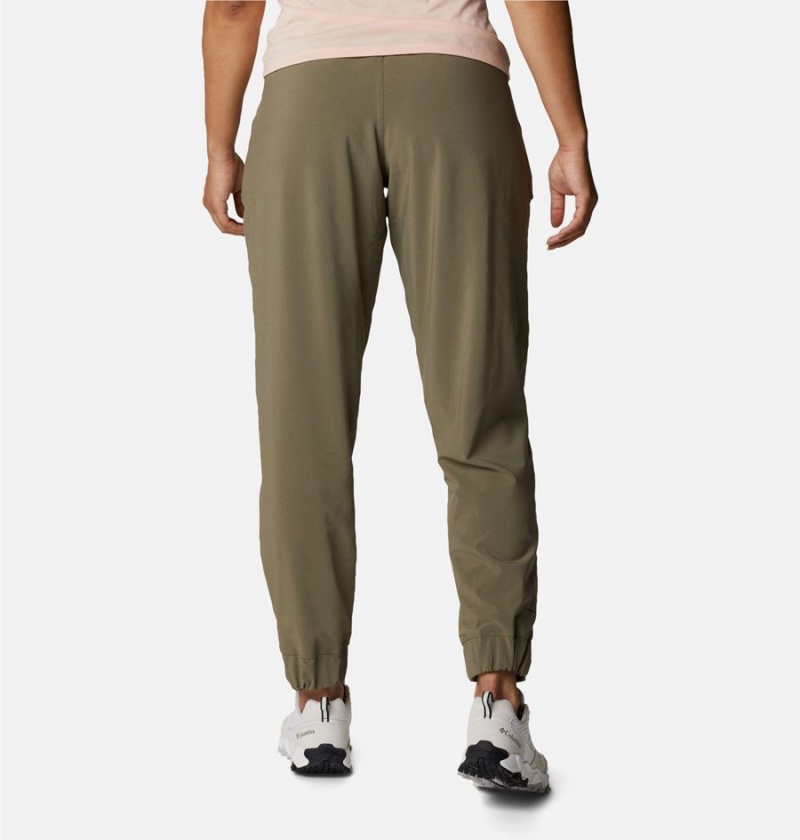 Green Women's Columbia Pleasant Creek Warm Joggers Pants | YTFCV-8253