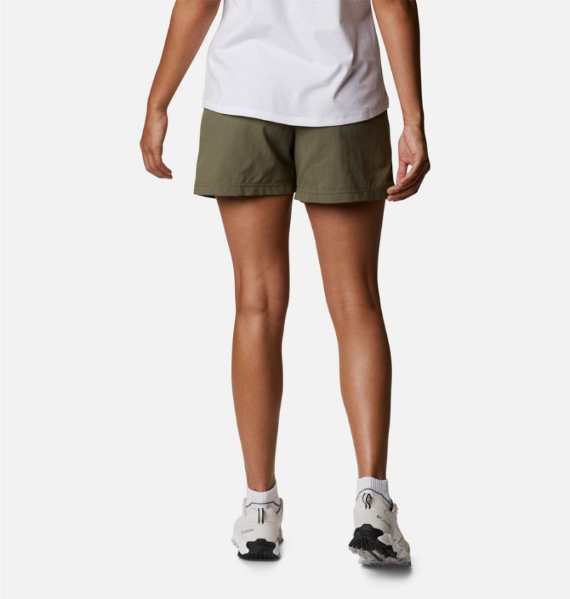 Green Women's Columbia Sandy River Shorts | XITGE-5168