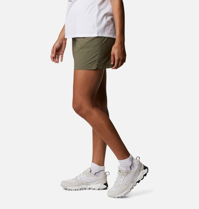 Green Women's Columbia Sandy River Shorts | XITGE-5168