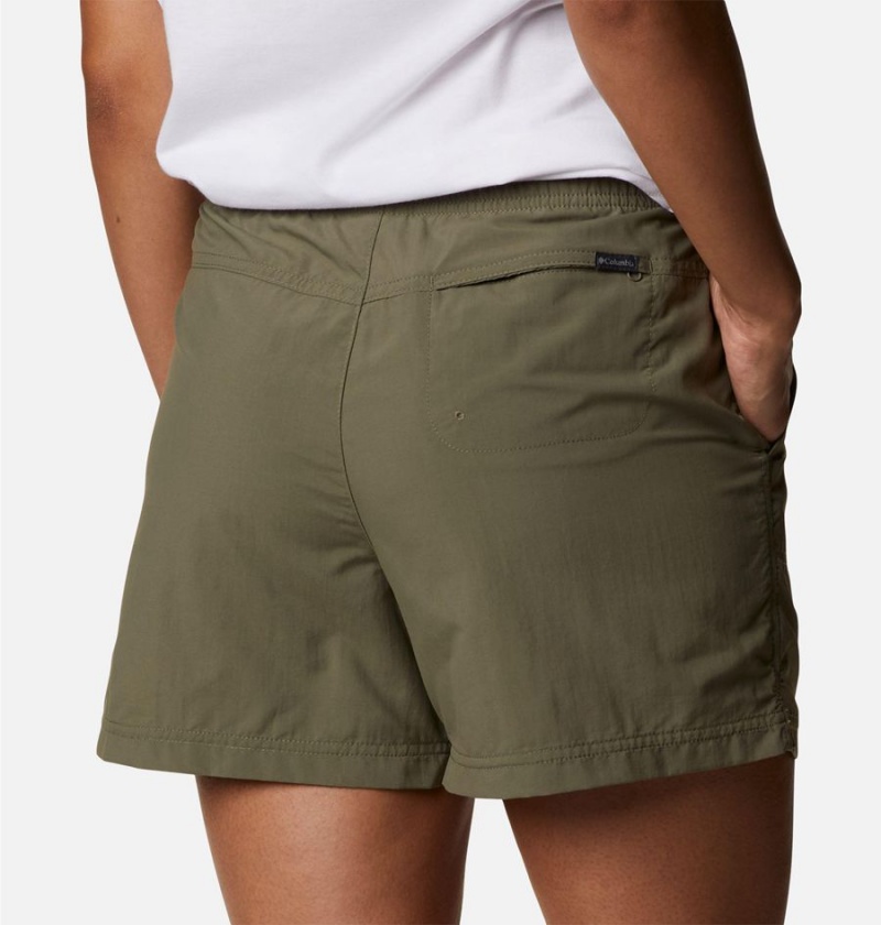 Green Women's Columbia Sandy River Shorts | XITGE-5168