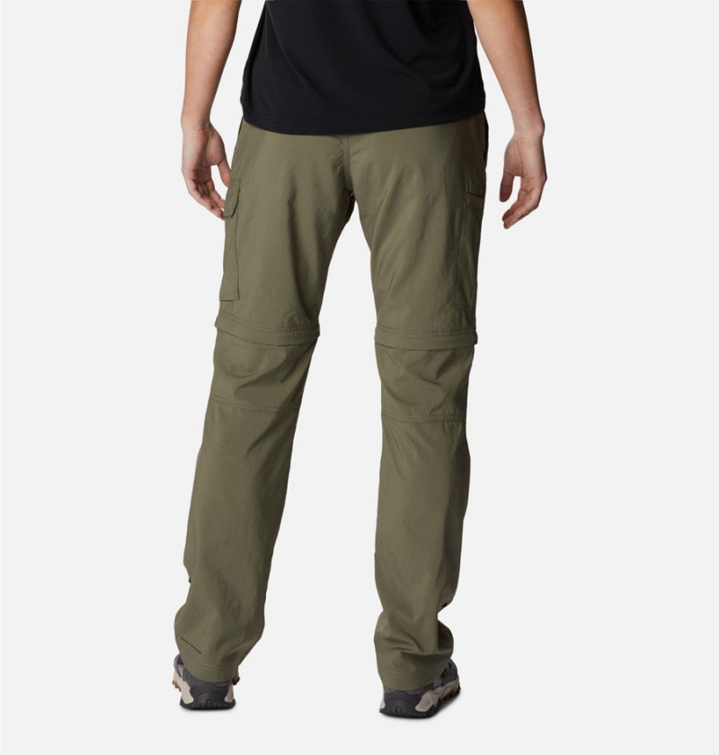 Green Women's Columbia Silver Ridge Utility Convertible Pants | HRUKN-2498