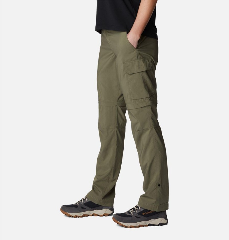 Green Women's Columbia Silver Ridge Utility Convertible Pants | HRUKN-2498