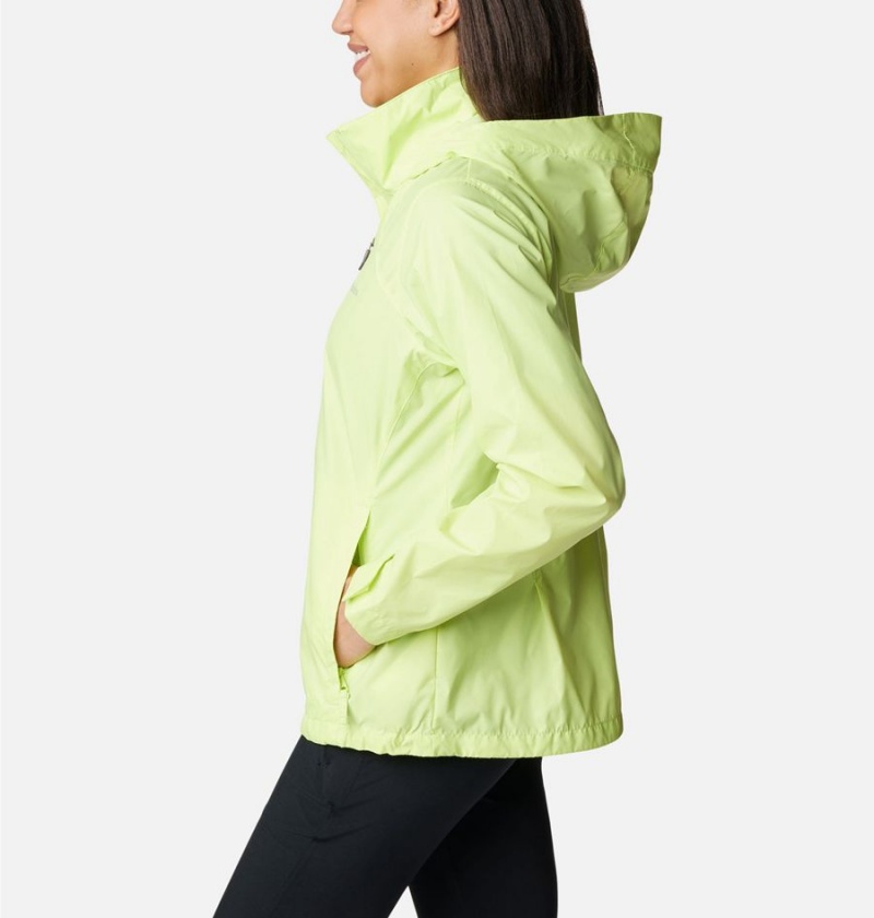 Green Women's Columbia Switchback III Rain Jacket | AXFPU-7109