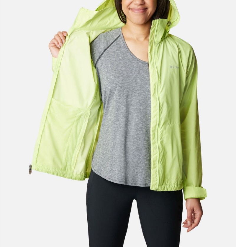 Green Women's Columbia Switchback III Rain Jacket | AXFPU-7109