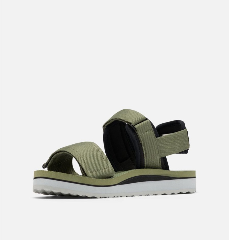 Green Women's Columbia Via Sandals | QNKEY-4563