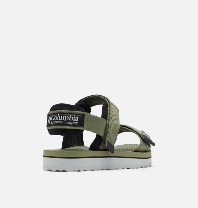 Green Women's Columbia Via Sandals | QNKEY-4563