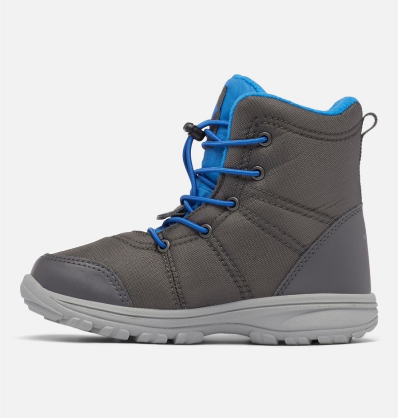 Grey Kids' Columbia Fairbanks Omni Heat Boots | WZOQV-2693