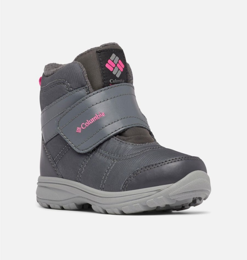 Grey Kids' Columbia Fairbanks Omni Heat Boots | WJPDF-3752