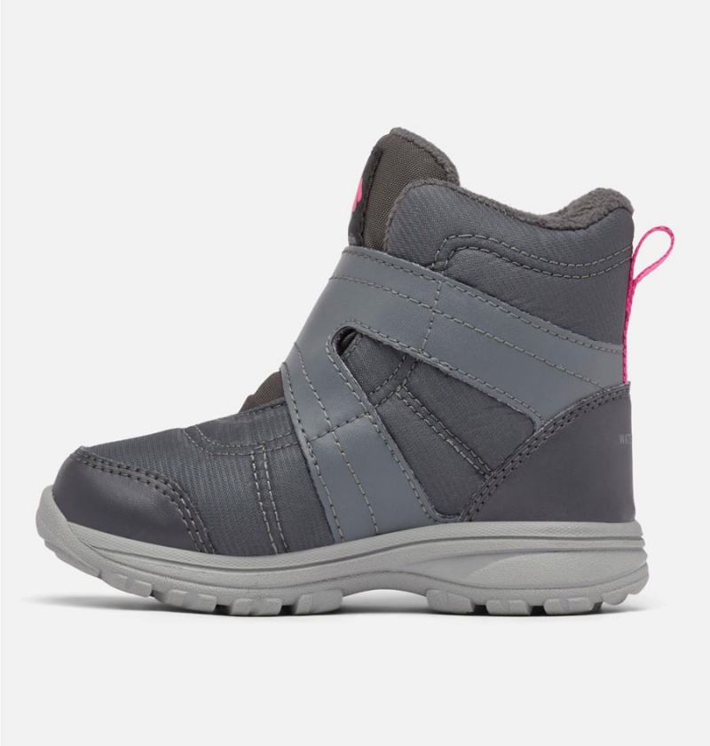 Grey Kids' Columbia Fairbanks Omni Heat Boots | WJPDF-3752