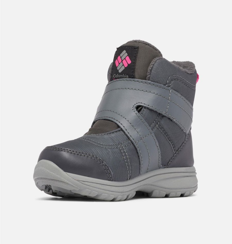 Grey Kids' Columbia Fairbanks Omni Heat Boots | WJPDF-3752