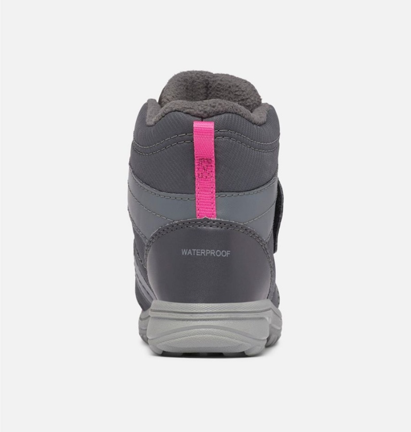 Grey Kids' Columbia Fairbanks Omni Heat Boots | WJPDF-3752