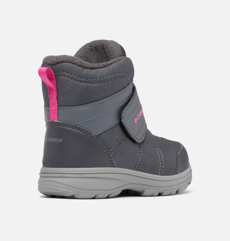 Grey Kids' Columbia Fairbanks Omni Heat Boots | WJPDF-3752