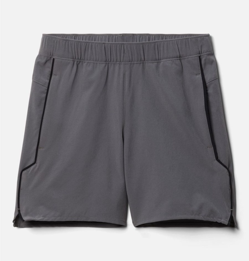 Grey Kids\' Columbia Hike Shorts | HBWDK-5038