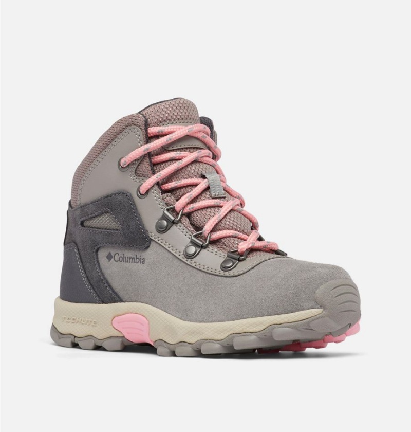 Grey Kids' Columbia Newton Ridge Amped Boots | YZIGE-3829