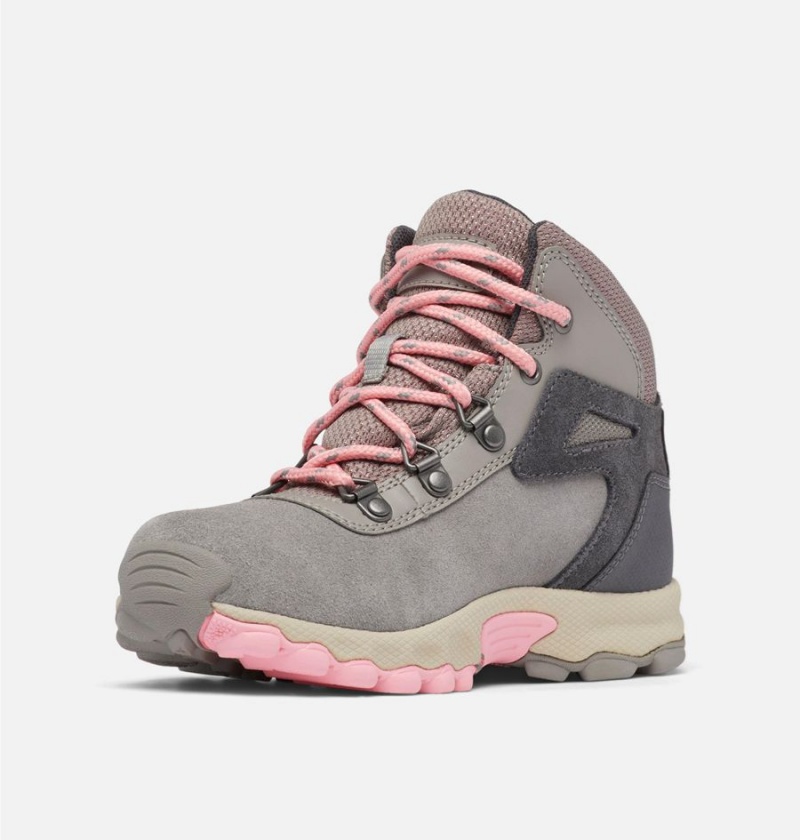 Grey Kids' Columbia Newton Ridge Amped Boots | YZIGE-3829