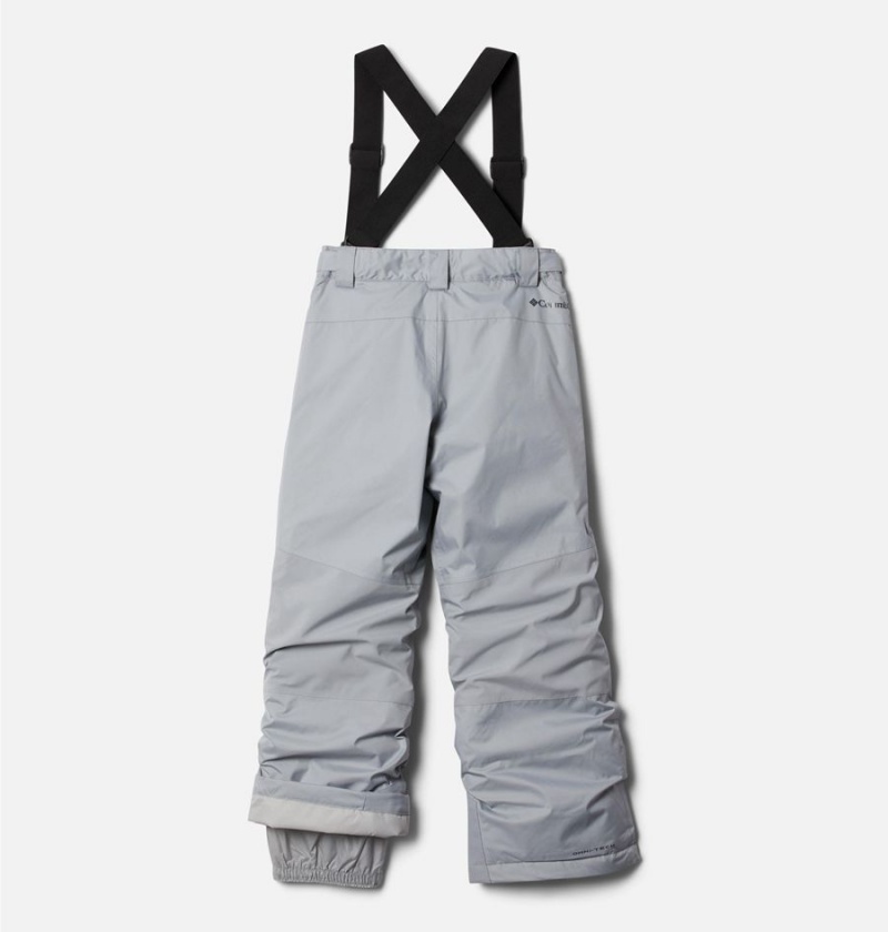 Grey Kids' Columbia Powder Turner Suspender Ski Pants | TQHJR-5963