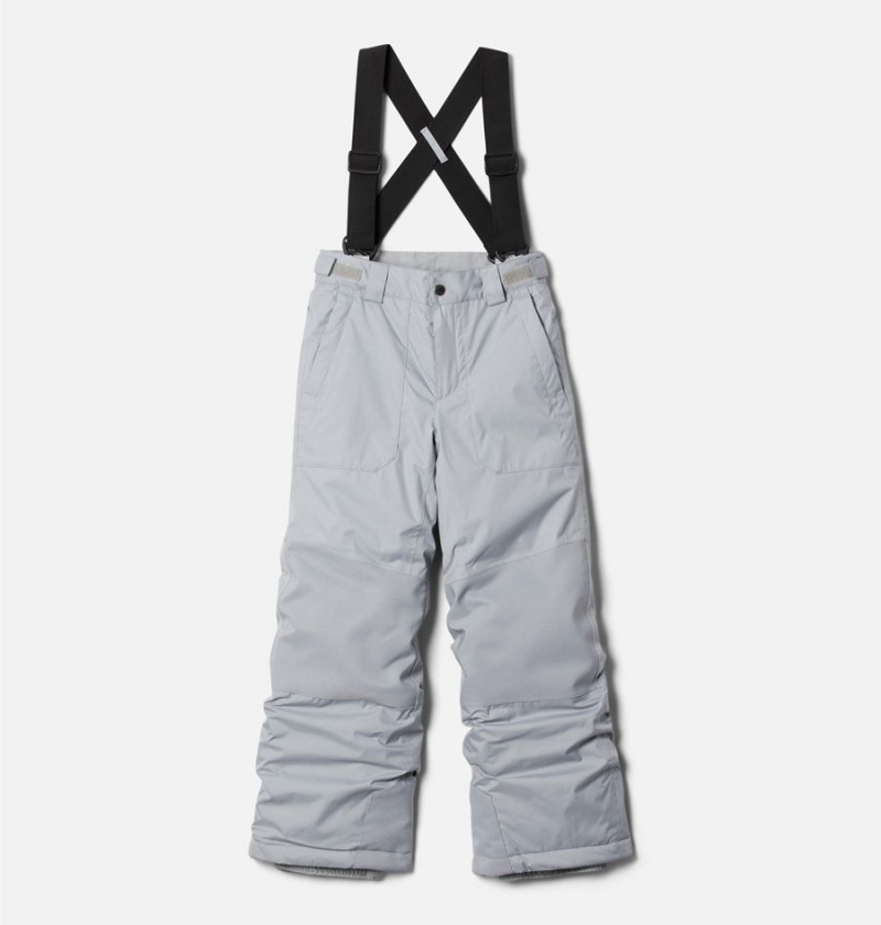 Grey Kids\' Columbia Powder Turner Suspender Ski Pants | TQHJR-5963