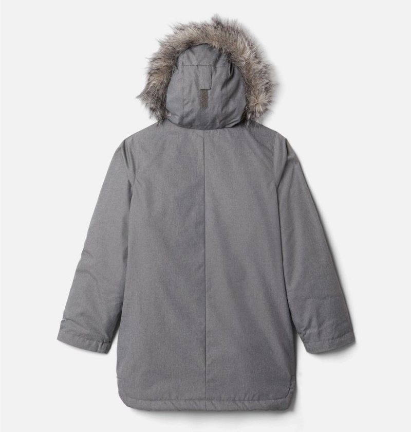 Grey Kids' Columbia Suttle Mountain Long Insulated Jacket | WDEZI-6712