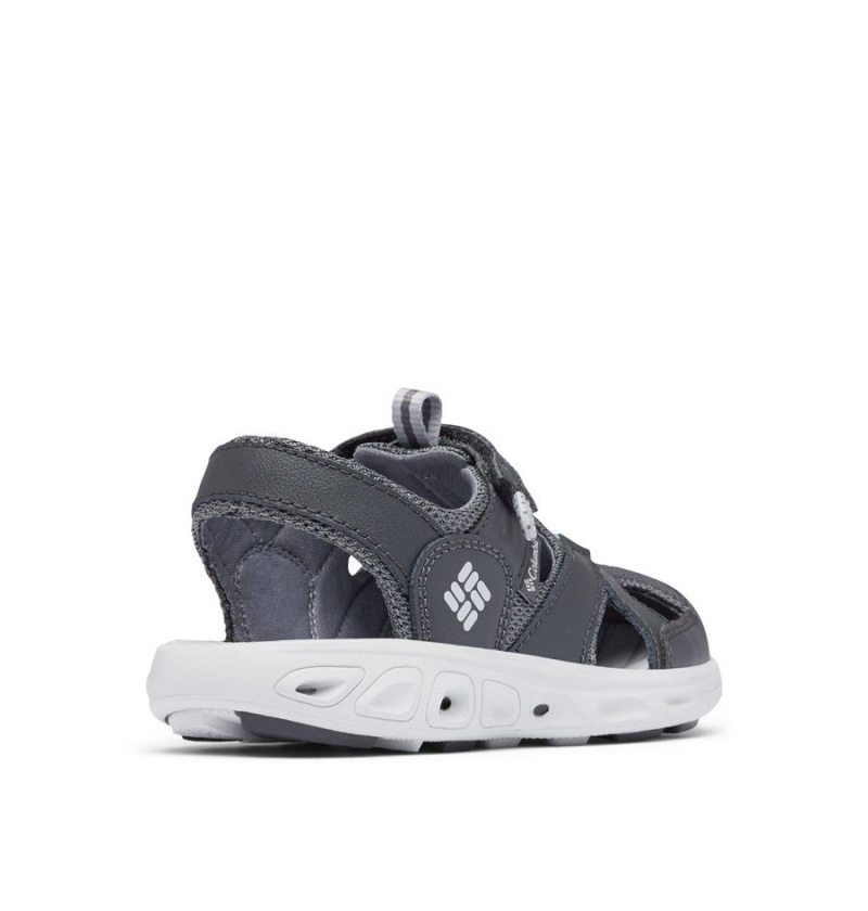 Grey Kids' Columbia Techsun Wave Sandals | RONSM-5786