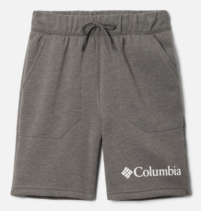 Grey Kids\' Columbia Trek Shorts | WJISG-7801