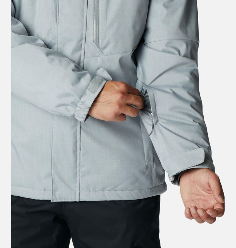 Grey Men's Columbia Alpine Action Insulated Ski Jacket | DESIZ-9850