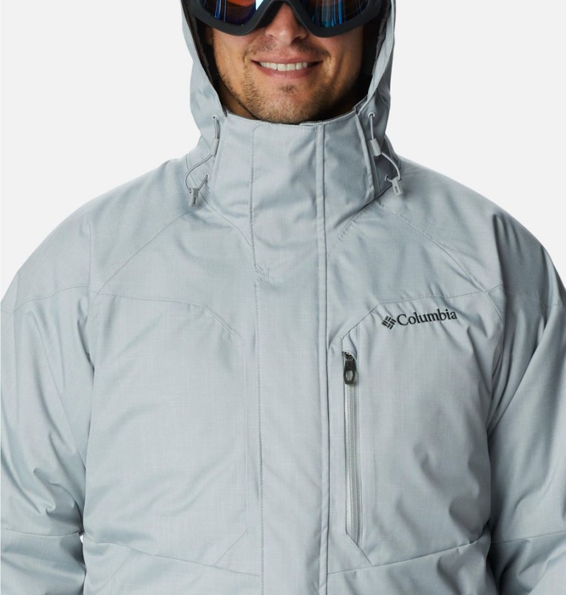 Grey Men's Columbia Alpine Action Insulated Ski Jacket | DESIZ-9850