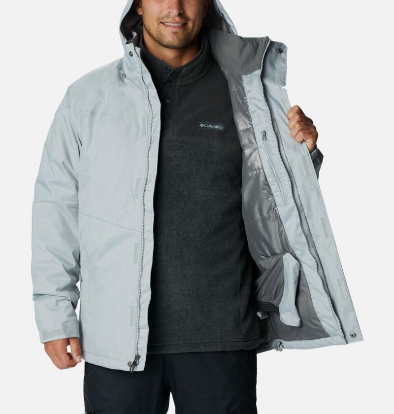 Grey Men's Columbia Alpine Action Insulated Ski Jacket | DESIZ-9850