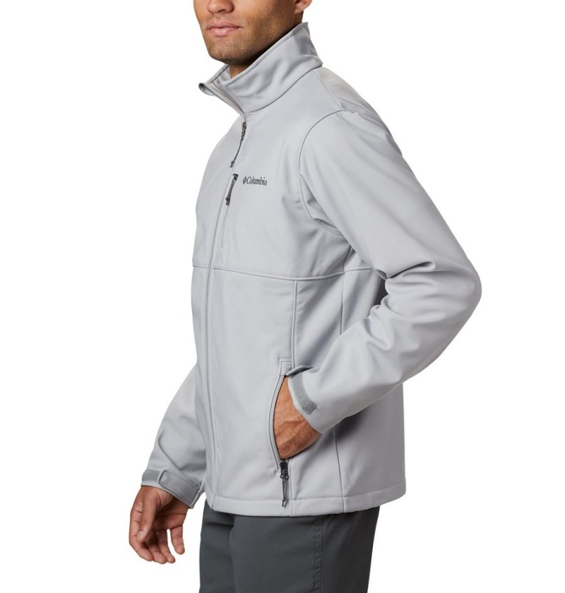 Grey Men's Columbia Ascender Softshell Jackets | BUOJK-8061