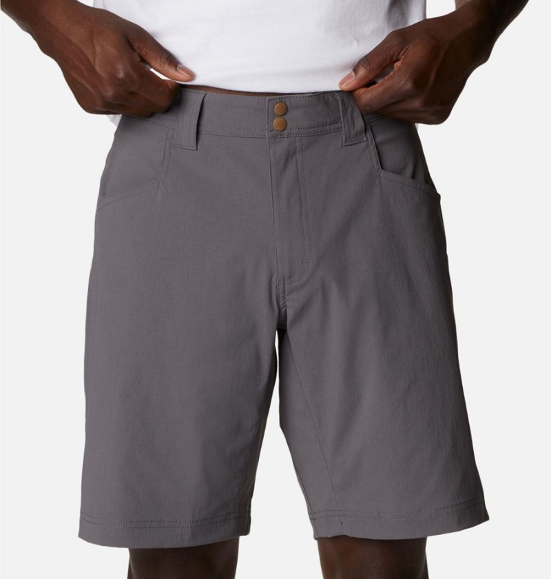 Grey Men's Columbia Blood 'N Guts Stretch Shorts | DCQVY-8453