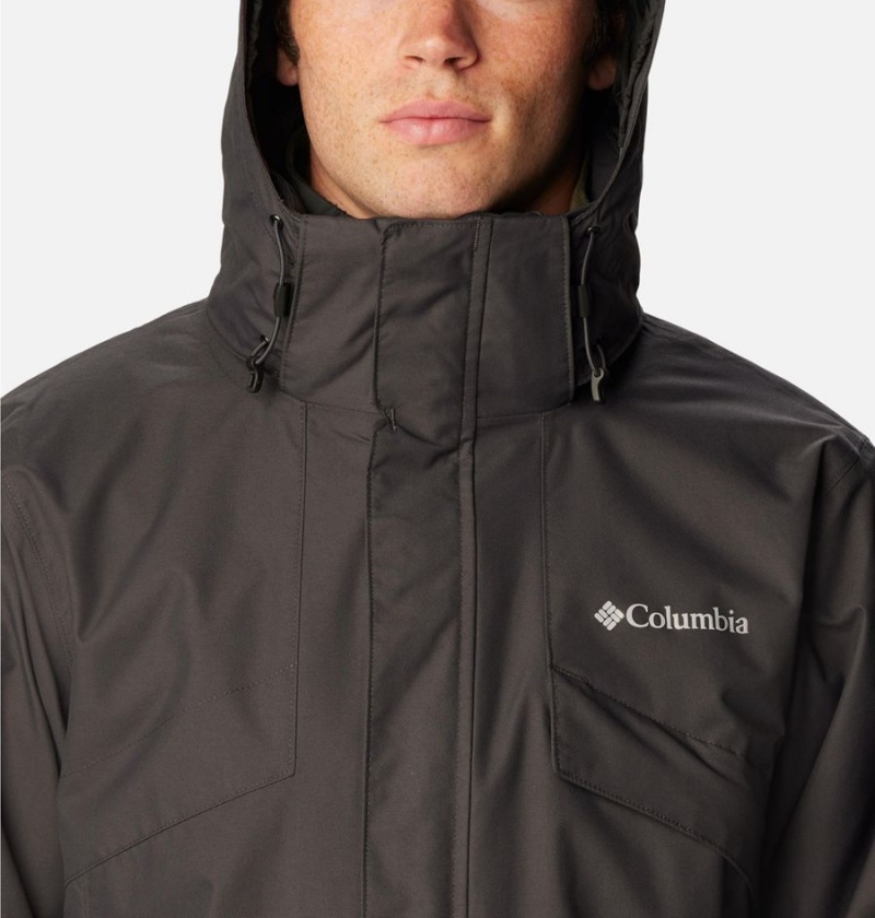 Grey Men's Columbia Bugaboo II Fleece Interchange Ski Jacket | AUXWV-6170