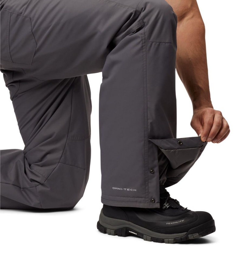 Grey Men's Columbia Bugaboo IV Insulated Ski Pants | DXYFL-4521